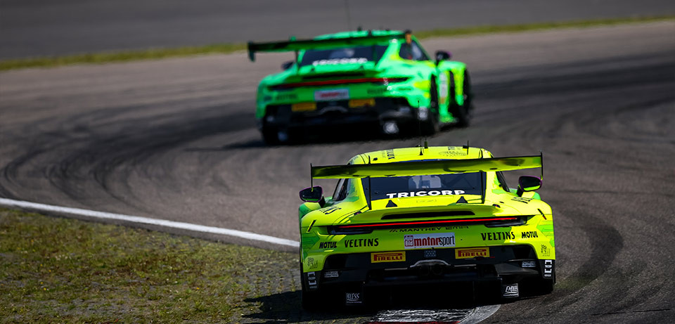 Manthey stays at the top of the 2025 DTM team championship after the home races at the Nürburgring