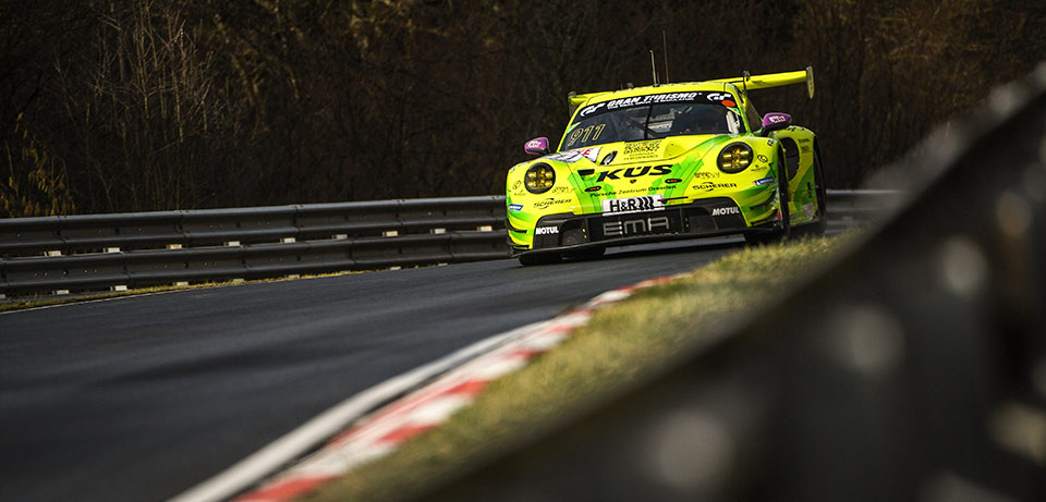 Seventh place for Manthey EMA at the 2023 Nordschleife season opener