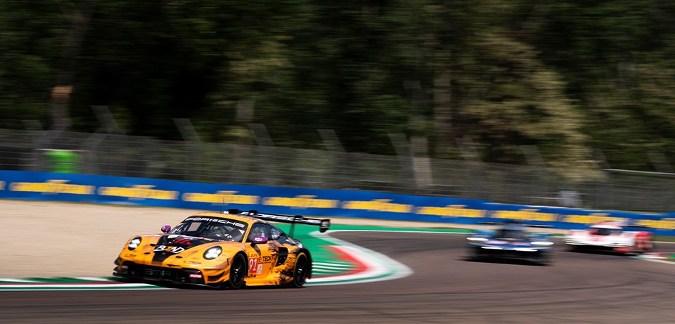 Early incident for Manthey EMA at the 6 Hours of Imola limits the opportunity for a strong result