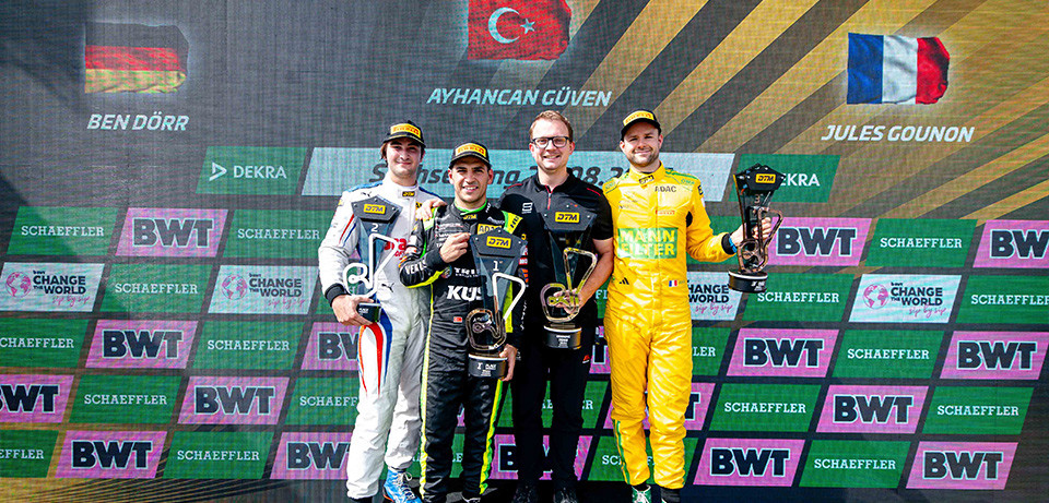 Two races, two victories: Manthey EMA and Ayhancan Güven triumph at DTM weekend at the Sachsenring 
